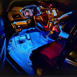2pcs Rgb 17cm Silicon Flexible 9-led Strip Drl Daytime Multicolor Light | Smd Led Fancy Light (rgb) For Car Bumper And Bikes