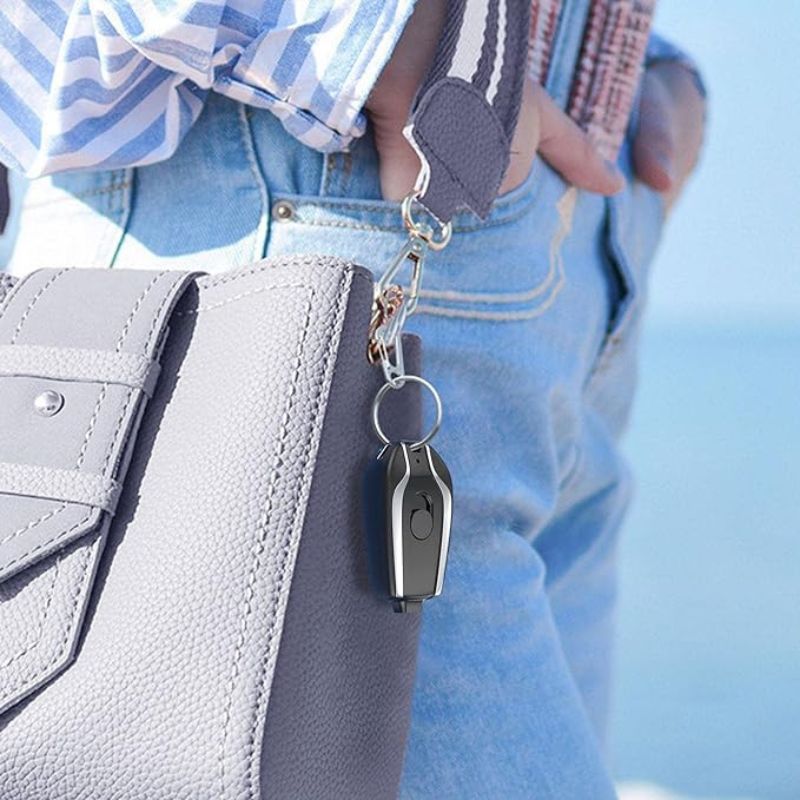 cc Mini Keychain Power Bank | Ultra-Compact 1500mAh Emergency Charger for Phones & Gadgets