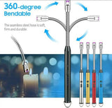 Combo Deal Of Gas Saver Burner Stand + Usb Rechargeable Arc Lighter | Best Quality Lighter And Gas Saver Burner ( Random Color )