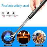 Combo Deal Of Gas Saver Burner Stand + Usb Rechargeable Arc Lighter | Best Quality Lighter And Gas Saver Burner ( Random Color )