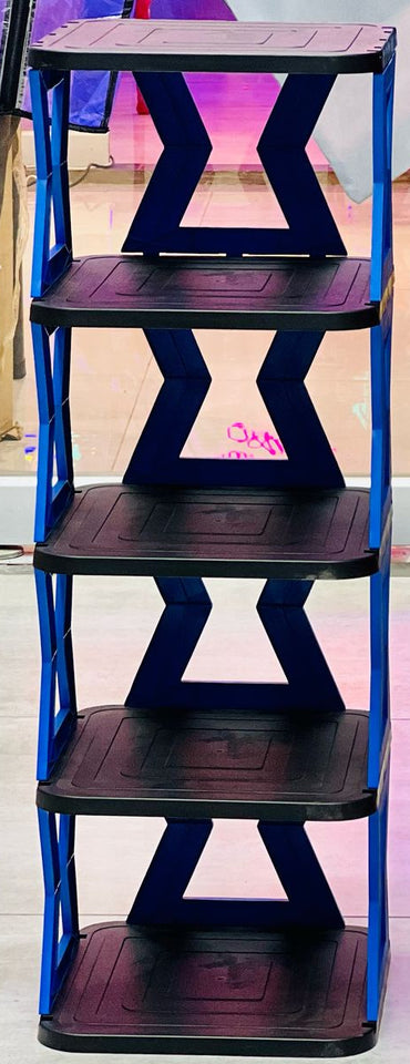 Shoe Rack High Quality – Unique X Shaped Shoe Rack 5 Floors – 5 Tier Shoe Rack – Without Bo