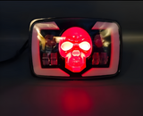 Skull Style Headlight With Indicators Beam For Bike | Upgraded Model Original Fitting For Honda Cd70 / Cg125