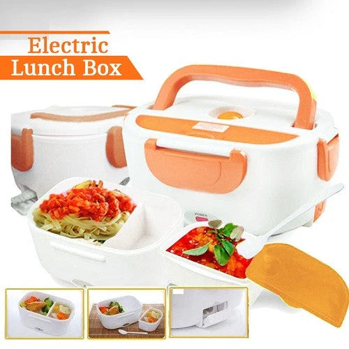 Waterproof Portable Electric Heating Lunch Box(random Color)