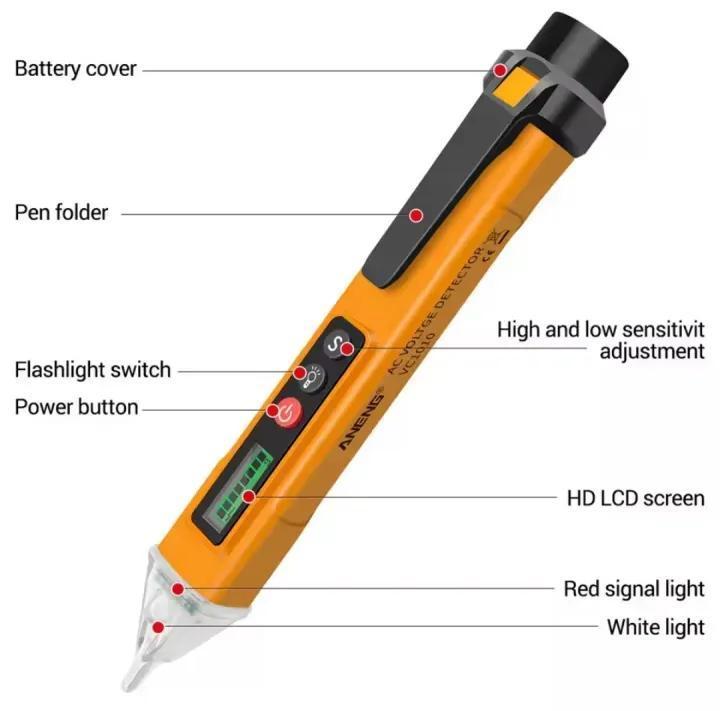 1 Pc ABS Plastic Voltage Tester