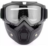 Transparent Glass Durable Black Helmet - 1 Pc Designed for Safety and Comfort