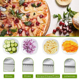 5 In 1 Vegetable and Fruits Cutter Slicer