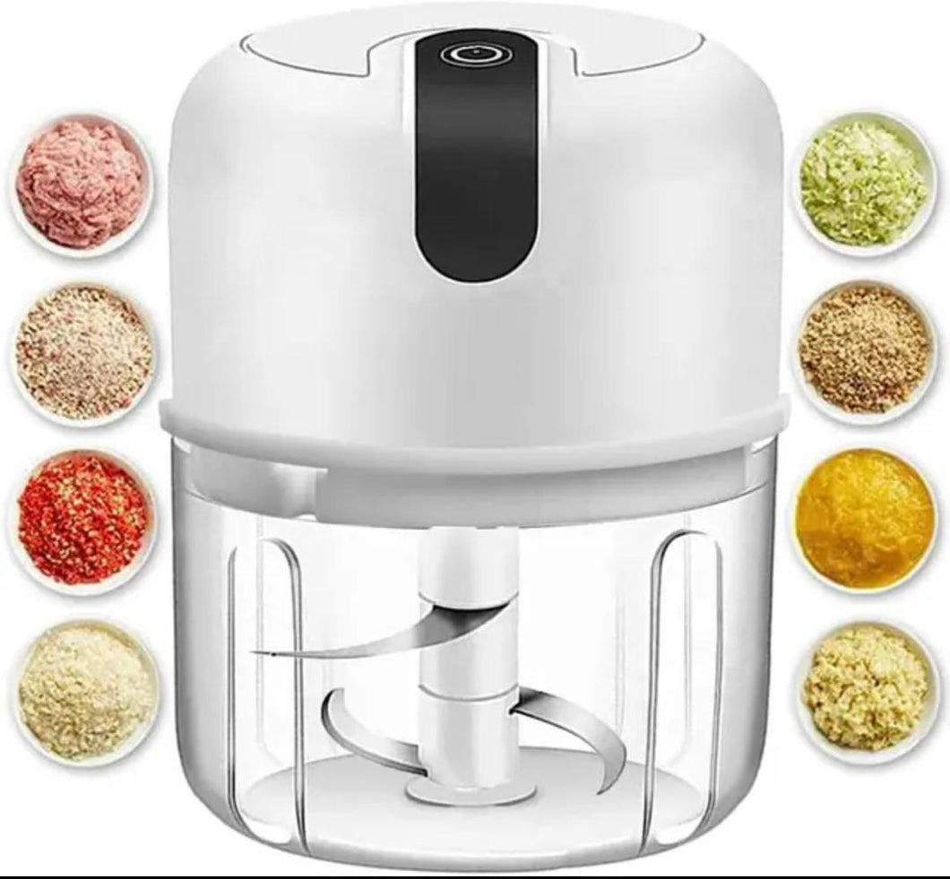 Portable & USB Rechargeable Electric Food Processor - 1 Pc