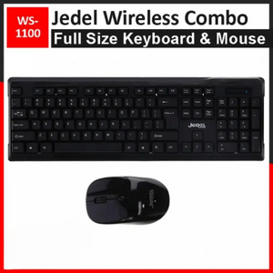 Jedel Wireless Keyboard Mouse Combo Ws-1100 | 2.4ghz Wireless Keybaoard And Wireless Mouse